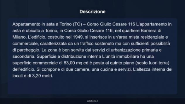 Immobile in asta di 63 m² in vendita a Torino - Foto 15