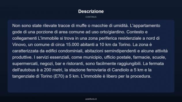 Immobile in asta di 127 m², box auto doppio in vendita a Vinovo - Foto 12