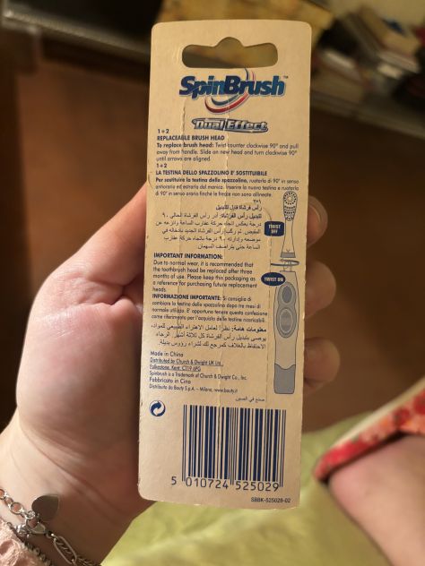 CONFEZIONE NUOVA SIGILLATA DA 2 TESTINE DI RICAMBIO PER SPAZZOLINI ELETTRICI”S - Foto 9