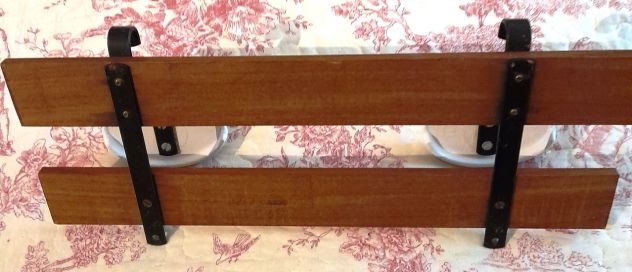 attaccapanni in legno e bachelite cm.40x15 - Foto 3