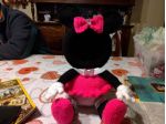 Minnie portafoto bambina creata all'uncinetto