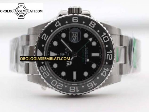 Rolex Replica GMT MASTER II 116710 LN 904L SS MIGLIOR EDIZIONE SUL BRACCIALE OYSTER 3186 - Foto 10