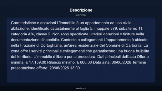 Immobile in asta di 90 m² con più di 5 locali in vendita a Carbonia - Foto 5