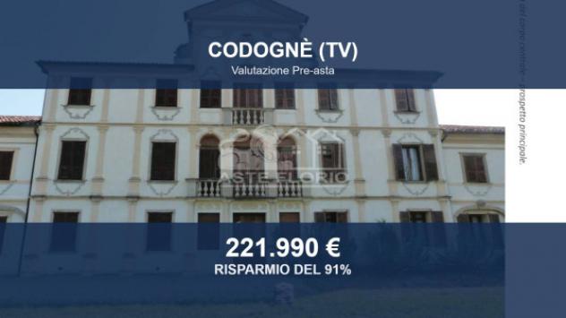 Immobile in asta di 1446 m² con più di 5 locali e box auto in vendita a Codognè