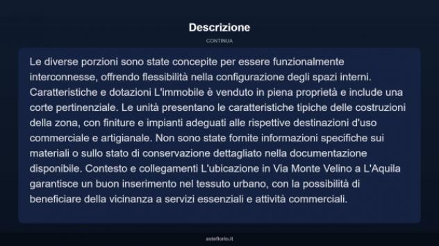 Immobile in asta di 66 m² in vendita a L'Aquila - Foto 9