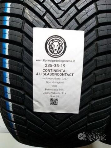 2 gomme 235 35 19 continental a7357 - Foto 2