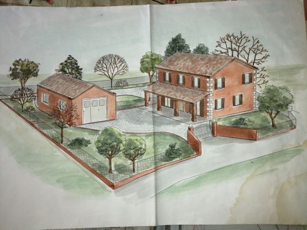 Casa in costruzione di 160 mq con terreno agricolo di 66.500 mq - Foto 2