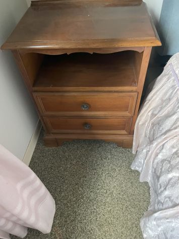 COPPIA COMODINI IN LEGNO