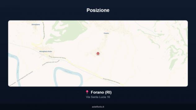 Immobile in asta di 205 m² con più di 5 locali e box auto in vendita a Forano - Foto 18