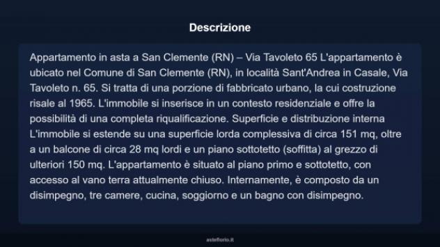 Immobile in asta di 151 m² con più di 5 locali in vendita a San Clemente - Foto 3