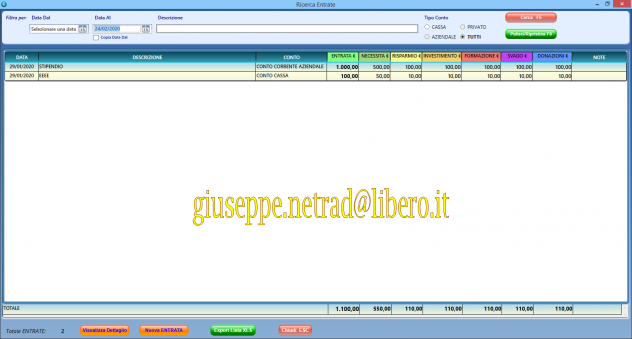 Software gestionale budget personale - Foto 2