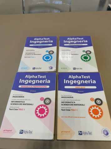 Libri Alpha Test Ingegneria (blocco di 4 libri)