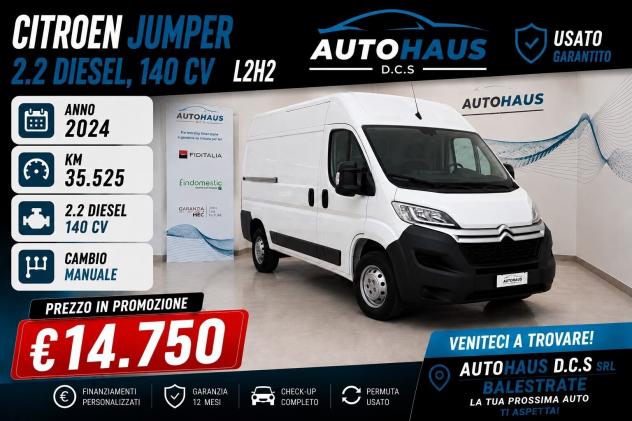 Citroen Jumper 2.2 Diesel 140 cv L2H2 Clima
