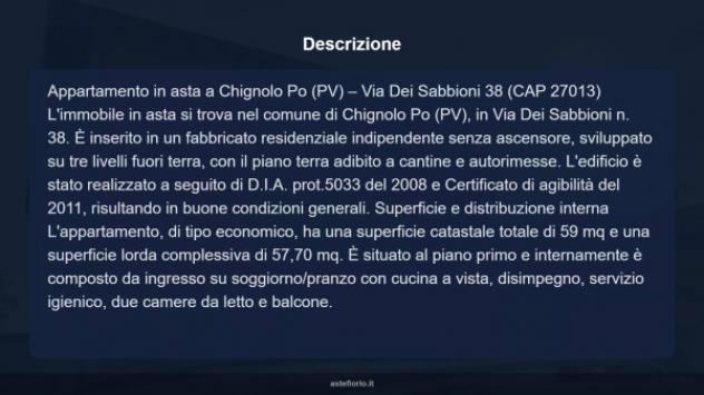 Immobile in asta di 59 m², box auto in vendita a Chignolo Po - Foto 17