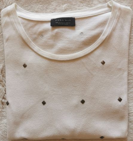 Maglia t-shirt uomo Zara Man - Foto 7