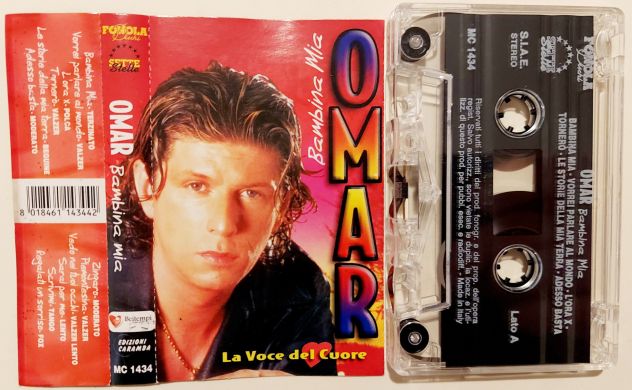 Mc Musicassetta Omar Codazzi Bambina mia La voce del cuore Italy liscio folk, - Foto 4