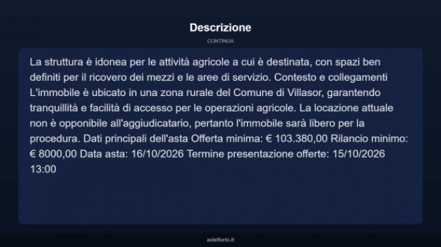 Immobile in asta di 360 m² in vendita a Villasor - Foto 6