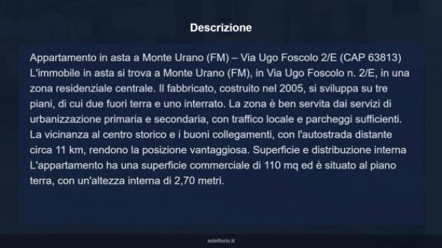 Immobile in asta di 110 m², box auto in vendita a Monte Urano - Foto 17