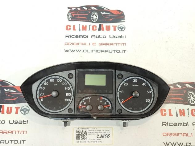QUADRO STRUMENTI CITROEN Jumper 3° Serie 1362894080 P22DTE (4HH) (0614)