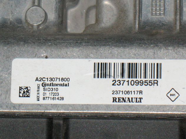 237109955R ECU CENTRALINA MOTORE RENAULT MASTER 2.3 SID310 A2C13071800 23706117R - Foto 2