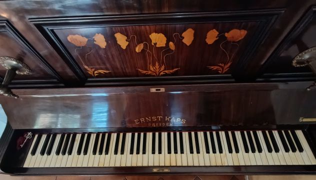 Pianoforte verticale Ernst Kaps di Dresda. - Foto 3