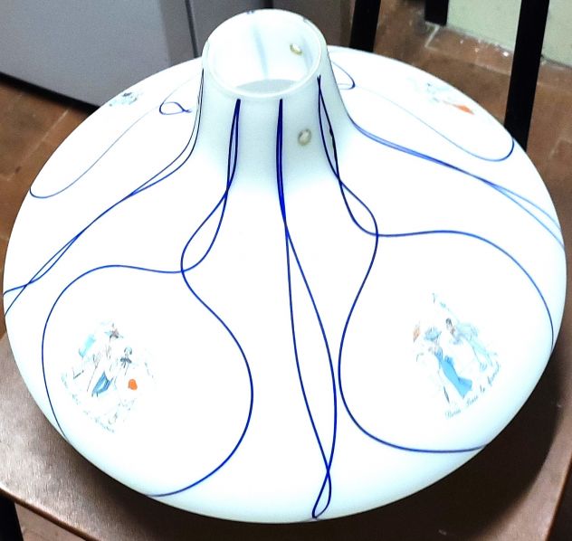Artistico lampadario vetro lavorato - Foto 5