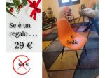 6 Sedie da Pranzo Arancioni in PoliPropilene. Eterne!