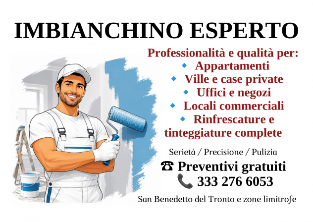 Imbianchino esperto - San Benedetto del Tronto