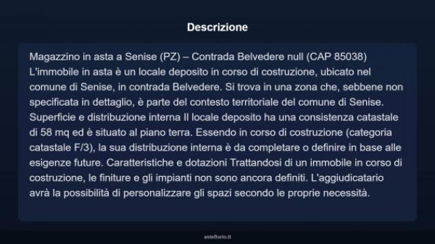 Immobile in asta di 58 m² in vendita a Senise - Foto 4
