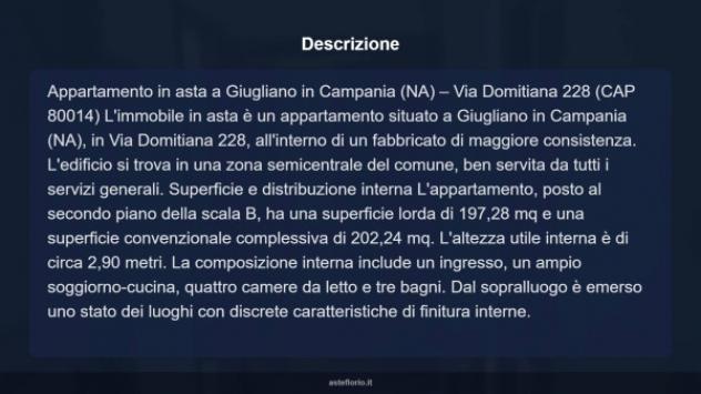 Immobile in asta di 197 m² con più di 5 locali in vendita a Giugliano in Campania - Foto 12
