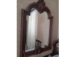 Specchio antico con cornice in legno