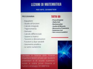 Ripetizioni matematica