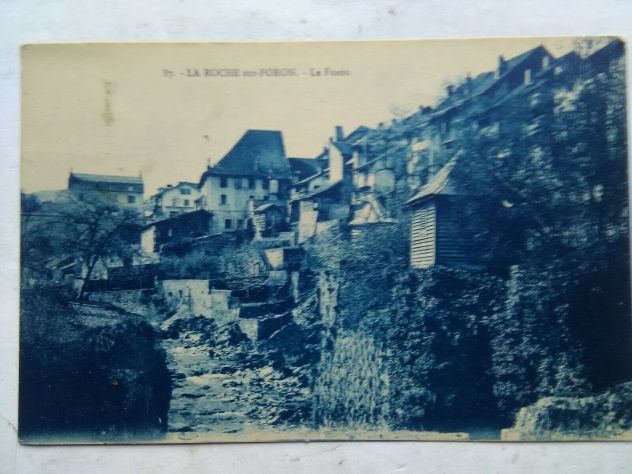 lotto di 6 antiche cartoline provenienza estera verso italia an 30 - Foto 7