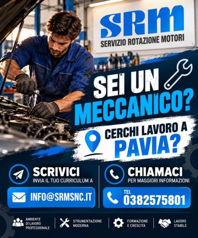 CERCASI MECCANICO AUTO
