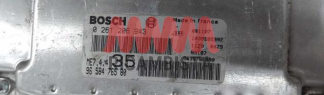 0261206943 9658476580 Peugeot 206 1.6 centralina motore Bosch - Foto 2