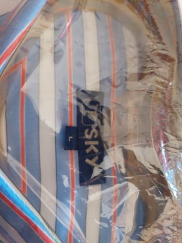 camicia classica a righe tg. L maniche lunghe - nuova confezionata - Foto 4