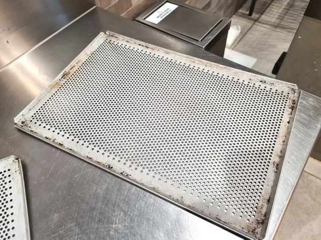 teglie forate per cottura prodotti forno usate - Foto 3