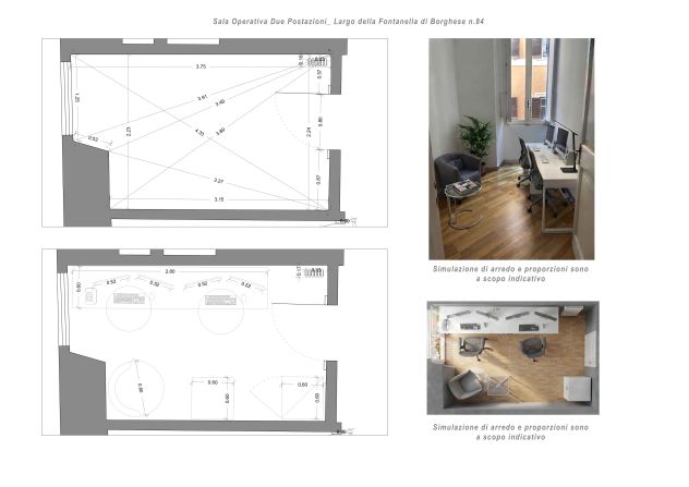 luminosa e silenziosa stanza ad uso ufficio / sala operativa - Foto 5