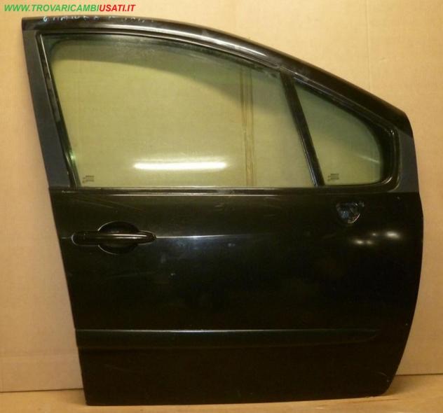 PORTA ANT.D. NERO MET. CON/ALZ. E SERR.  Carrozzeria  Lamierati esterni  Porte  Porta ant. dx. RENAULT - MODUS / G.MODUS - 01-02-2008 - 01-06-2013