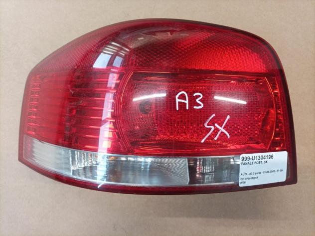 FANALE POST. SX 999-U1304196 Parti elettriche Fanaleria Fanali Fanale post. dx. AUDI - A3 3 porte - 01-06-2003 - 01-06-2008