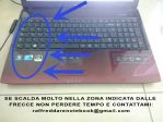 Notebook che scalda molto sulla parte sinistra?