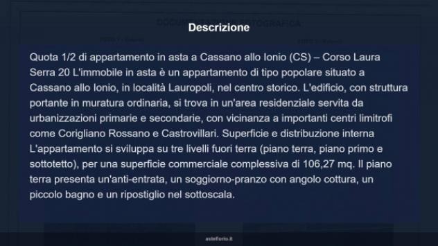 Immobile in asta di 106 m² in vendita a Cassano all'Ionio - Foto 18