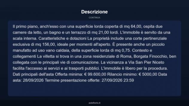 Immobile in asta di 150 m² in vendita a Roma - Foto 5