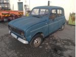 Renault R4 - R 4 Blu Demolita - Per Ricambi