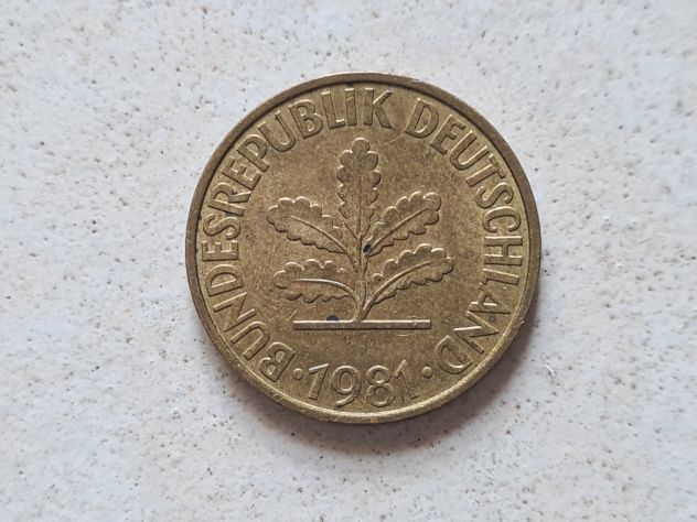 Moneta “10 Pfennig”, 1981 - Foto 2