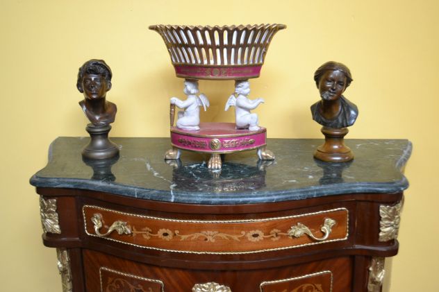 Servante-credenza intarsiata stile Napoleone III - Foto 3