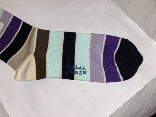 CALZE NUOVE MAI USATE E MAI PROVATE DA UOMO FIRMATE ORIGINALI”PAUL SMITH”TAGLIA - Foto 9