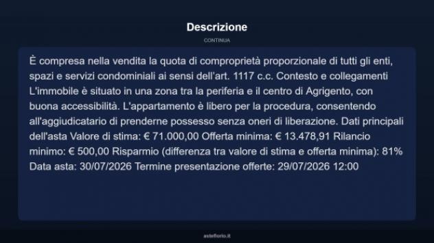 Immobile in asta di 126 m² in vendita a Agrigento - Foto 8