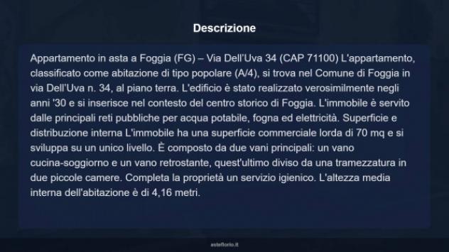 Immobile in asta di 70 m² in vendita a Foggia - Foto 18