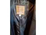 Cappotto vera pelle nero